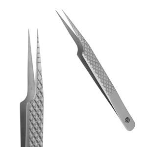 Pinzas para Pestañas con Agarre de Diamante, Herramientas para Pestañas de Acero Inoxidable, Antimagnéticas, Duraderas, Ligeras, Personalización de Precisión Disponible - Product Image 2