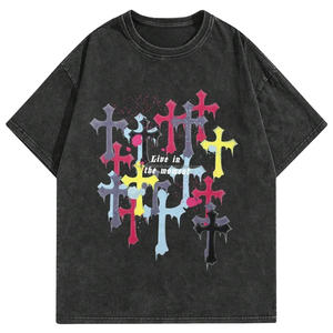 Men's T-Shirts with Contrast Trim Premium Cotton 180 GSM Oversized Custom T Shirt Wholesale Graphic <b>TShirts</b> for Men - Product Image 1