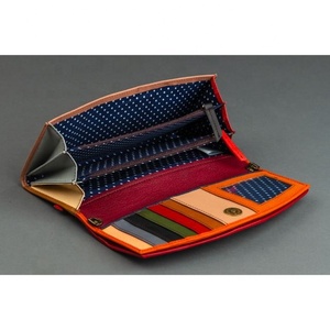 LW-tarjetero de cuero genuino para mujer, cartera de mano Vintage de lujo, venta al por mayor - Product Image 2