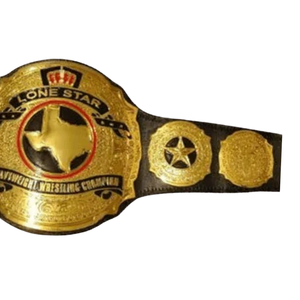 เข็มขัดแชมป์มวยปล้ำรุ่นเฮฟวี่เวท Lone Star คุณภาพสูง ถ้วยรางวัลมวยปล้ำเท็กซัส ปรับแต่งได้สำหรับนักสะสม - Product Image 4