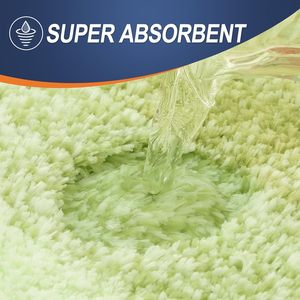 Hot Selling 17"x24" Microfiber Bath <b>Mat</b> Super Absorbent Non-Slip Floor Thick Plush Shaggy Tufted <b>Bathroom</b> Rug Washable Hotel - Product Image 3