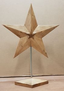 Decorative Wooden <b>Star</b> Centerpiece For Tabletop Display In Restaurants Homes And Special Occasion Celebrations - Product Image 5