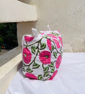 Cosmetic <b>Toiletry</b> Bag Practical and Stylish <b>Storage</b> Solution for Beauty Essentials Indian Vintage Makeup Bags for Sale - Product Image 2