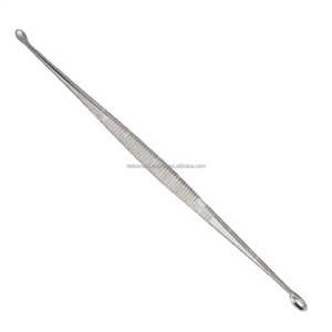 Martini <b>Bone</b> Curette Fig. 0/1 Sharp Spoon Dental <b>Surgical</b> <b>Instrument</b> 13.5cm Tissue Debridement Tool - CE OEM Available - Product Image 2