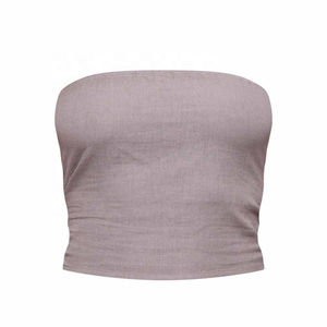 Ensemble de maillot de bain trois pièces à carreaux pour filles, style plage et surf, écologique, anti-UV, avec haut bandeau et haut à col halter - Product Image 1