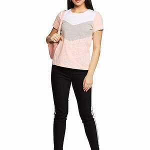 100% Cotton <b>Top</b> Selling High Quality Women T-Shirt <b>Plus</b> <b>Size</b> Breathable Factory Made Women T-Shirt For Online Sale - Product Image 4