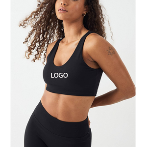 Soutien-gorge de sport léger à séchage rapide, haute résistance, motif uni, push-up, pour femme, idéal yoga et fitness, vente en gros - Product Image 1