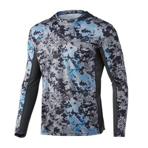 เสื้อยืดคอกลมผู้ชายไซส์ใหญ่ลายทางพิมพ์ลายแบบซับลิเมชั่นผ้าฝ้ายออร์แกนิค 100% พร้อมซิปคอตั้ง ขายส่ง เหมาะสำหรับออกกำลังกาย - Product Image 1