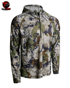 Sudadera Unisex de Invierno para Caza, con Cremallera Media, de Forro Polar, Camuflaje Digital, Resistente al Ácido, con Bolsillo Vertical en el Pecho, para Montaña y Exteriores - Product Image 5