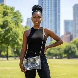 Bolso de mano de perlas para mujer, bandolera de lujo para fiesta, con cadena, a la moda, proveedor mayorista personalizado - Product Image 3