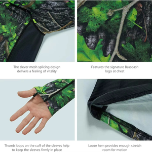 Chemises de chasse sur mesure en tissu respirant et à séchage rapide pour hommes, camouflage de haute qualité, respirant, vente en gros - Product Image 5