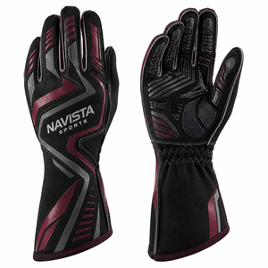 ผู้ผลิต OEM ปากีสถาน NAVISTA SPORTS NS-7018 ถุงมือแข่งรถโกคาร์ทแบบกำหนดเองสำหรับกิจกรรมกลางแจ้ง ทำจากโพลีเอสเตอร์และไนลอน ระบายอากาศได้ดี - Product Image 4