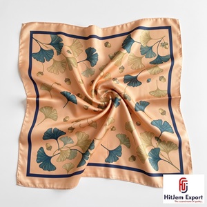 Premium Custom Printed Square Scarf Lightweight Silk Feel Fabric Stylish Fashion Accessories Wholesale OEM ODM Manufacturer - Product Image 5