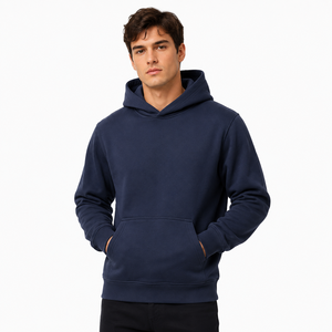 Sudadera con Capucha para Hombre, Premium, Transpirable, de Forro Polar, Corte Regular, Manga Larga y Bolsillo Canguro, Ropa Casual de Invierno - Product Image 1
