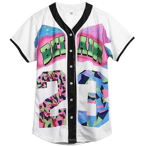 Maillot de baseball élégant, haut de gamme, pour équipe sportive, avec logo personnalisé, respirant, vêtements de sport, direct usine - Product Image 1