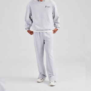 Conjunto Deportivo Informal con Capucha para Invierno, Corte Holgado, con Pedrería, Ofrece Libertad de Movimiento y Estilo - Product Image 5