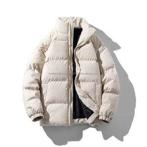 Veste matelassée coupe-vent noire pour homme FONILBEST, écologique, rembourrée de coton, extérieur en polyester/coton, fermeture éclair, décontractée - Product Image 6
