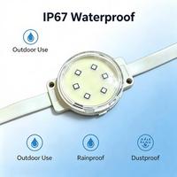 Luz LED RGB para Exteriores, IP67, DMX, SPI, Impermeable, para Ruedas de la Fortuna, Iluminación de Atracciones