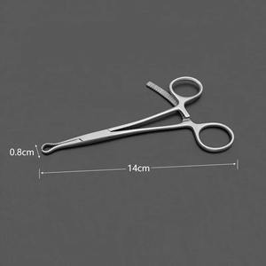 Pinza de reducción ortopédica para animales pequeños con punta esférica y múltiples dientes para sujeción de huesos, instrumento veterinario. - Product Image 6