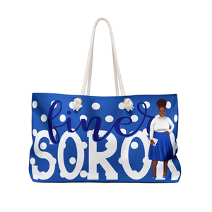 Zeta Phi Beta Finer Soror Weekender <b>Bag</b> ZPB Sorority Travel Tote <b>Large</b> Capacity Overnight <b>Beach</b> Gift <b>Bag</b> Custom Carryall - Product Image 2