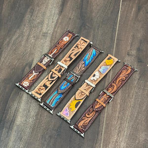 สายนาฬิกาหนังวัวตามสั่งแบบหรูหราสายนาฬิกาหนังวัวแบบเข็มปลดเร็วสายนาฬิกาเปลี่ยนสายหนังวัวทำมือ - Product Image 5