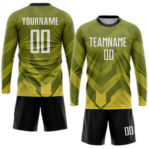 Custom Men Soccer Jersey Set Moisture Wicking Quick Dry Breathable Football Uniform OEM - Product Image 2