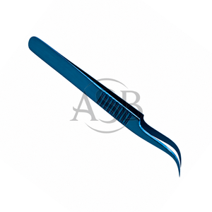 Pince à épiler pour extensions de cils de haute qualité en acier inoxydable, instrument de beauté, logo personnalisé, prise en main parfaite, service OEM - Product Image 1