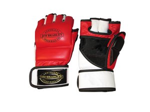 Gants de MMA et Sanda en cuir personnalisés avec logo de marque, pour entraînement professionnel, antidérapants, imperméables, imprimés en sérigraphie - Product Image 2