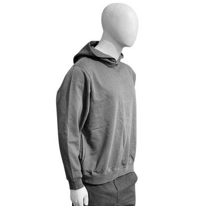 Sudaderas con Capucha de la Mejor Calidad para Hombre, 100% Algodón, Bordadas, Personalizables, Corte Holgado, Color Gris - Product Image 5