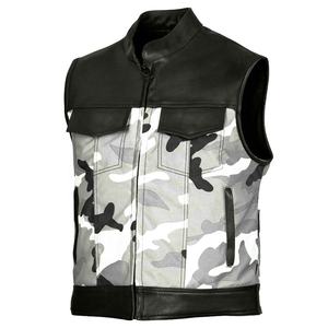 Gilet en cuir pour hommes de haute qualité, équipement de protection durable et élégant pour moto - Product Image 6