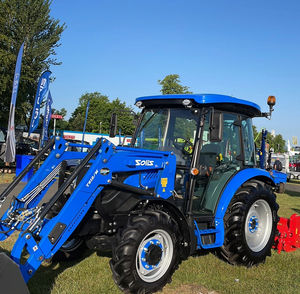 Tracteur agricole Solis avec cabine et chargeur frontal 4x4, moteur diesel, système hydraulique, vente en gros d'usine à prix compétitif - Product Image 1
