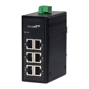 6-Port Full-Duplex Industrial Ethernet <b>Switch</b> with SNMP and QoS for EtherCAT <b>Networks</b> 1.2 Gbps Capacity - Product Image 2