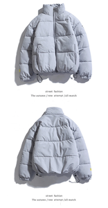 Blouson d'hiver blanc pour hommes, veste bouffante, de Style, à la mode, Logo personnalisé, vente en gros, - Product Image 3