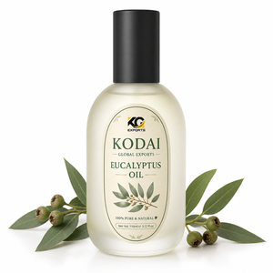 Aceite de Eucalipto de Tamil Nadu de Kodai Global Export, Líquido 100% Puro y Natural, Multifuncional, Nutritivo e Hidratante para Cabello, Cuerpo y Piel - Product Image 1
