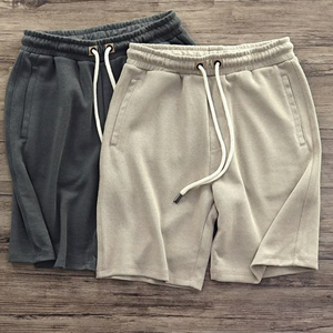 Pantalones Cortos Deportivos Transpirables de Algodón para Hombre con Logotipo Personalizado OEM, 240 GSM, para Correr, Gimnasio, Entrenamiento, Casuales, Fabricante al por Mayor - Product Image 2