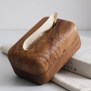 AZ ENTERPRISES Porte-serviettes en bois avec salières et poivrières, design moderne sur pied pour utilisation sur table - Product Image 5