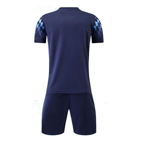 Uniforme de Voleibol Personalizado al por Mayor con Paneles Laterales Blancos, Azules y Verdes, Impresión por Sublimación, Transpirable, de Secado Rápido - Product Image 1
