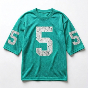 High Quality Custom Printed Oversized American Football Wear Fan Jersey Sportswear Mesh <b>Shirt</b> Loose Fit Plus Size <b>T</b> <b>Shirt</b> - Product Image 4