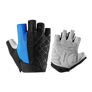 <b>Half</b> Finger Waterproof Summer Cycling Gloves Breathable Anti <b>Slip</b> Gel Padded Fingerless Bike Gloves MTB Road Bicycle Riding - Product Image 1