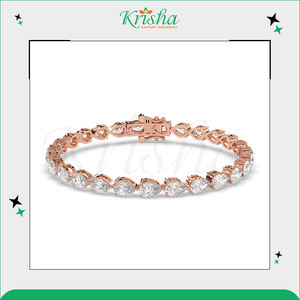 Bracelets tennis DEF White Diamond les plus vendus – Diamants naturels et de laboratoire provenant d'un fournisseur de confiance à des prix exceptionnels - Product Image 2