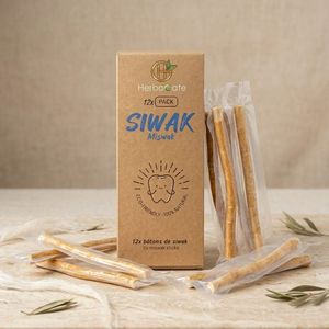 Palitos de Siwak Miswak, paquete de 12, multipack, palitos naturales para el cuidado bucal, diseñados para la limpieza diaria de los dientes, encías saludables y duraderas. - Product Image 6