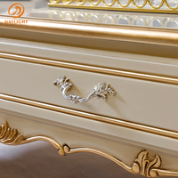 Hôtel Salon Royal Mobilier Européen Villa Français De Luxe Français Ensemble Appartement En Bois Massif Antique Personnalisable Table Basse
