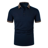 Chemises pour hommes en coton 100% tricoté léger de qualité supérieure, unies, décontractées, respirantes, à manches courtes, pour l'été, confortables au quotidien, logo personnalisé QC
