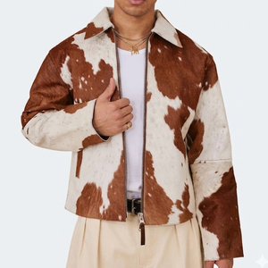 Unique Style Men Fashion Design New Arrival <b>Leather</b> <b>Jacket</b> For Men Easy To Wear Men Hair on <b>Leather</b> <b>Jackets</b> - Product Image 1