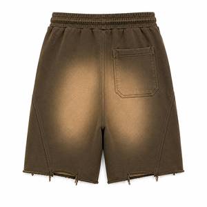 Pantalones Cortos Deportivos Casuales para Hombre, con Cintura Elástica y Cordón Ajustable, con Bajo Desgastado, para Verano - Product Image 2