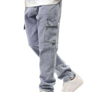 Pantalones Vaqueros Ajustados de Mezclilla Desgastada para Hombre, Transpirables, al por Mayor - Product Image 6