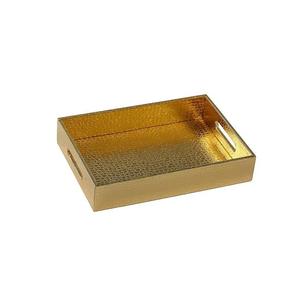 Handcrafted Rectangular Serving Tray Leather Finish Elegant Serving Tray Decorative Organizer for Home Kitchen <b>Coffee</b> <b>Table</b> - Product Image 6