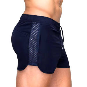 Pantalones Cortos Deportivos de Verano para Hombre, Estilo Urbano, de Lana, Impermeables, de Secado Rápido, Transpirables, Hechos a Medida, con Patrón Sólido, de Alta Calidad - Product Image 1