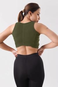 Haut court sexy personnalisé pour femme, à manches courtes, extensible et respirant, idéal pour le yoga, la gym, l'entraînement et le fitness – Vêtement de sport et haut de yoga - Product Image 5