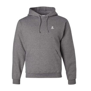 Sweat-shirt à capuche gris pour homme, couleur unie, polaire, coupe classique avec poche avant, style décontracté, écologique, séchage rapide, vêtements d'hiver - Product Image 1
